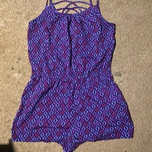 Purple romper
